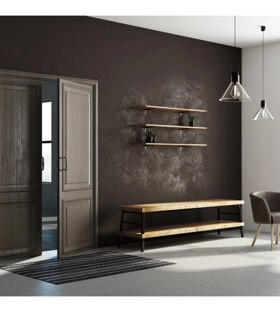 VERNICE PITTURA DECORATIVA LOFT ORIGINAL EFFETTO CEMENTO, COLORE MARRONE- 2 LT